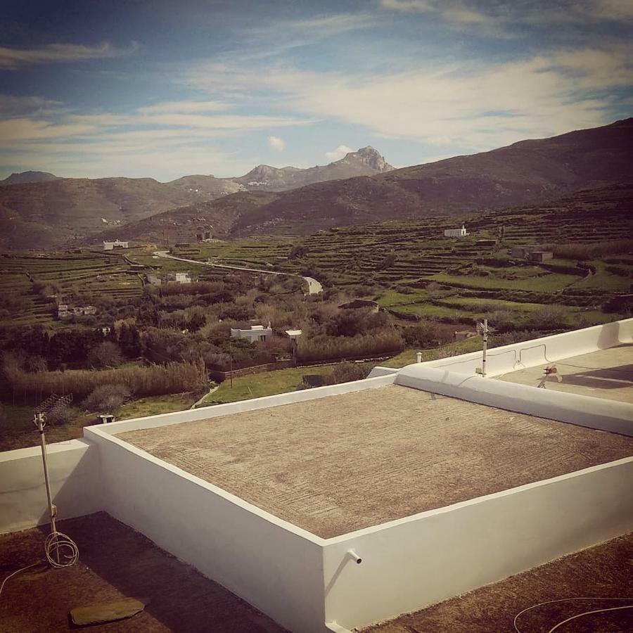 70M2 Neoclassic Villa, Excellent Location Great View Last House Of Village Kalloni (Tinos) Exterior foto